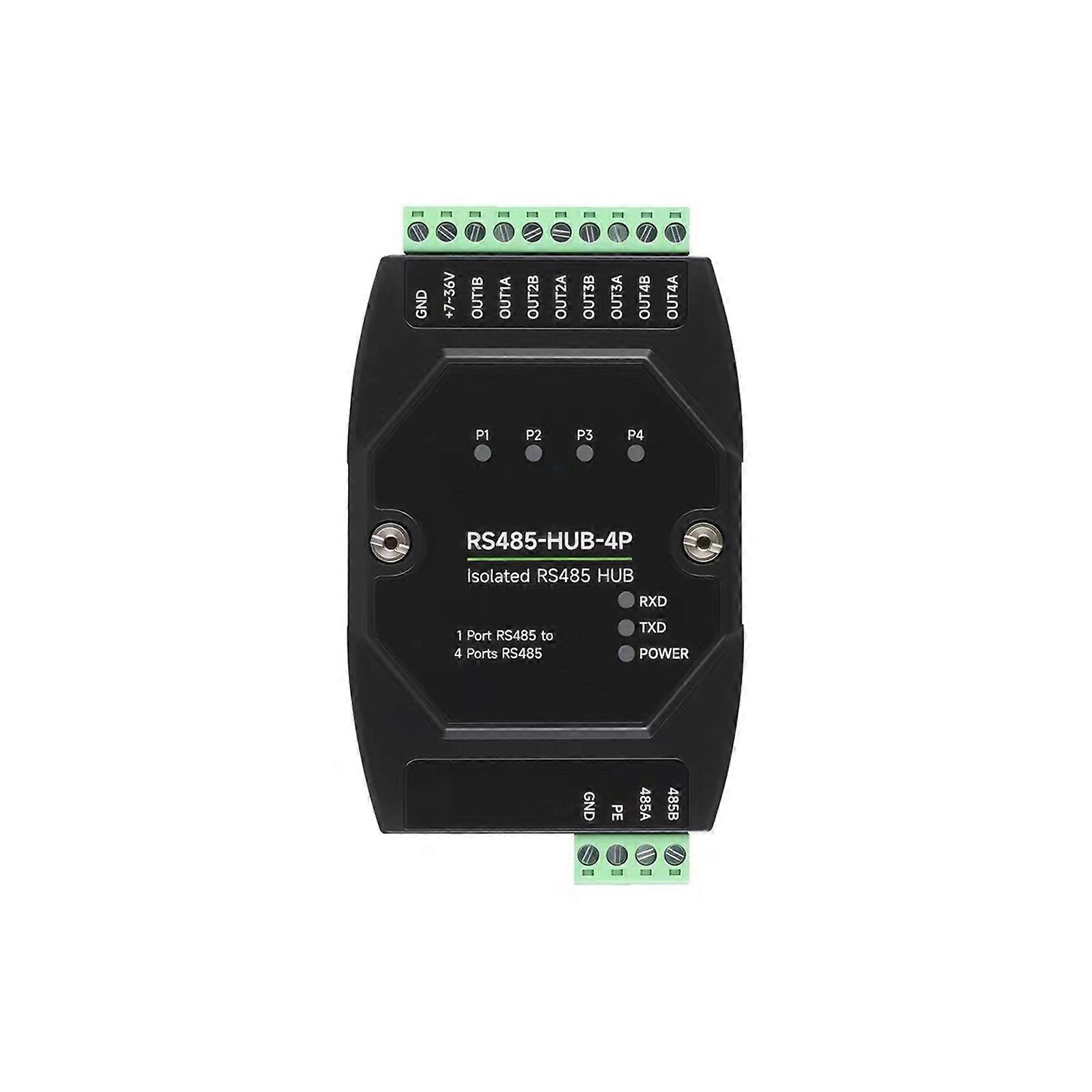 Strong Isolated RS485 Center With 4 Independent Harbors for Extended 1200M Communication Extent Multicolor