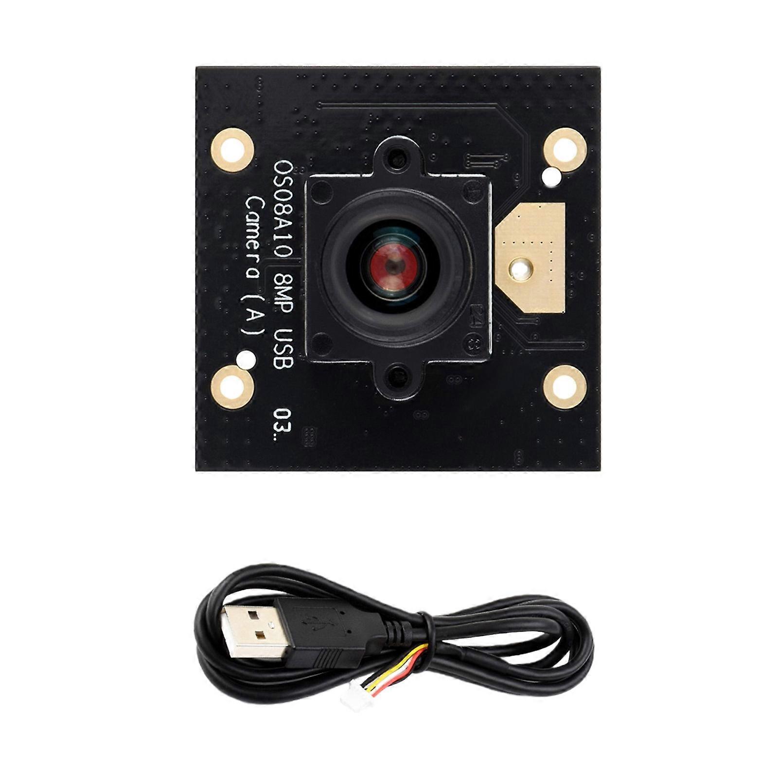OS08A10 8MP Industrial USB Camera Shutter Machine Replacement Camera Module USB2.0 Port For Robotic Automation Project Multicolor