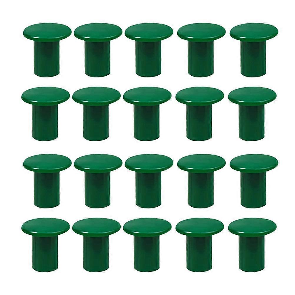 Plastic Garden Cane Caps for Plant Support Outdoor Use 24Pcs Set