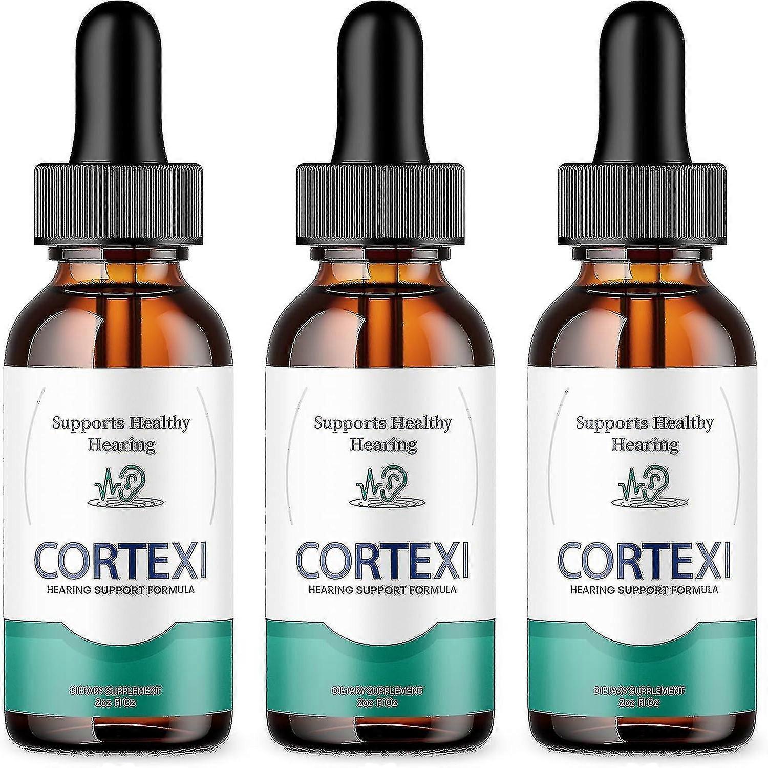 قطرات دعم السمع Cortexi ، قطرات الأذن Cortexi ، طبلة الأذن الصحية تعزز الوضوح السمعي تدعم السمع الصحي