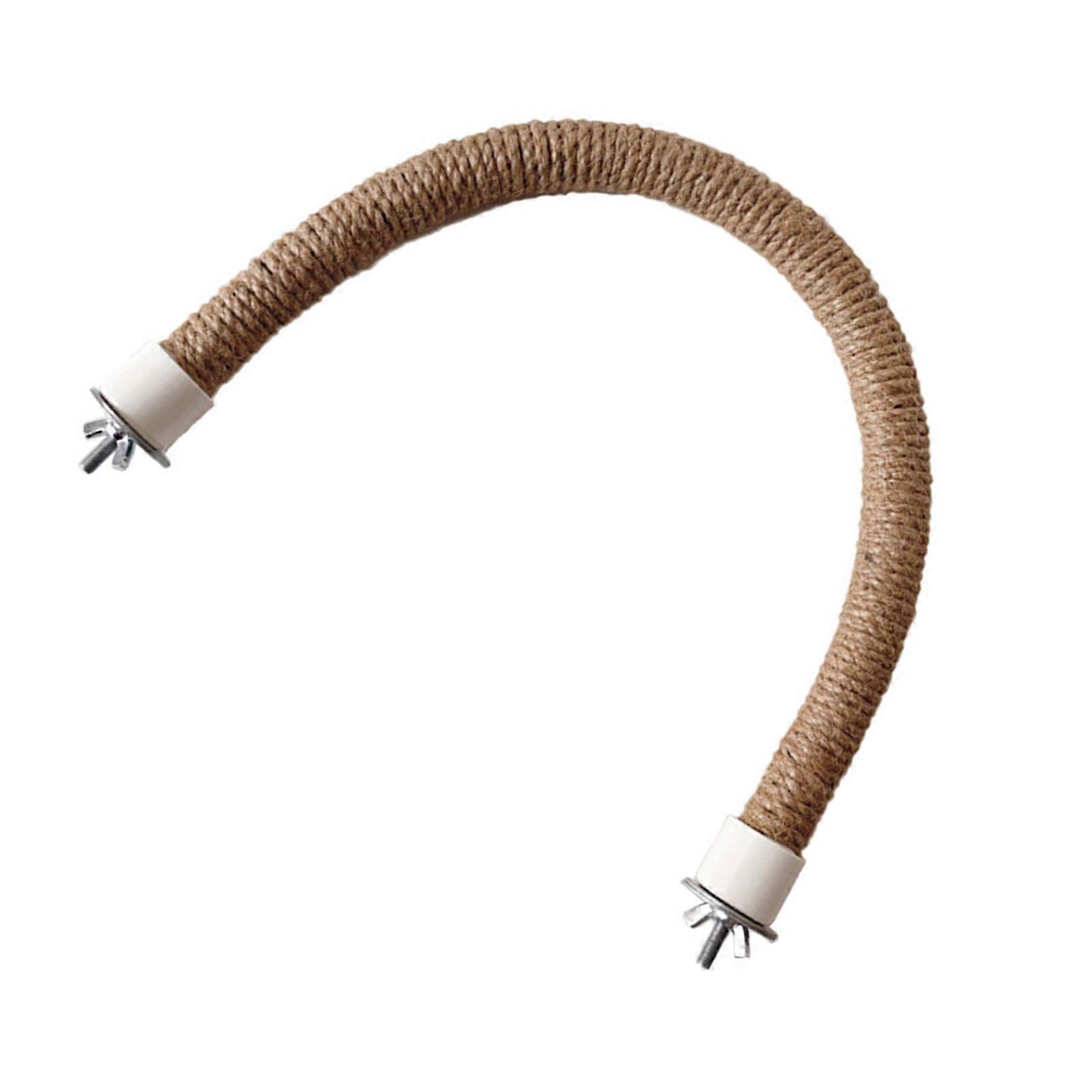 Griffoir multifonctionnel pour perroquets, support à griffer, jouet à fixer sur une tige pour conure, multicolore