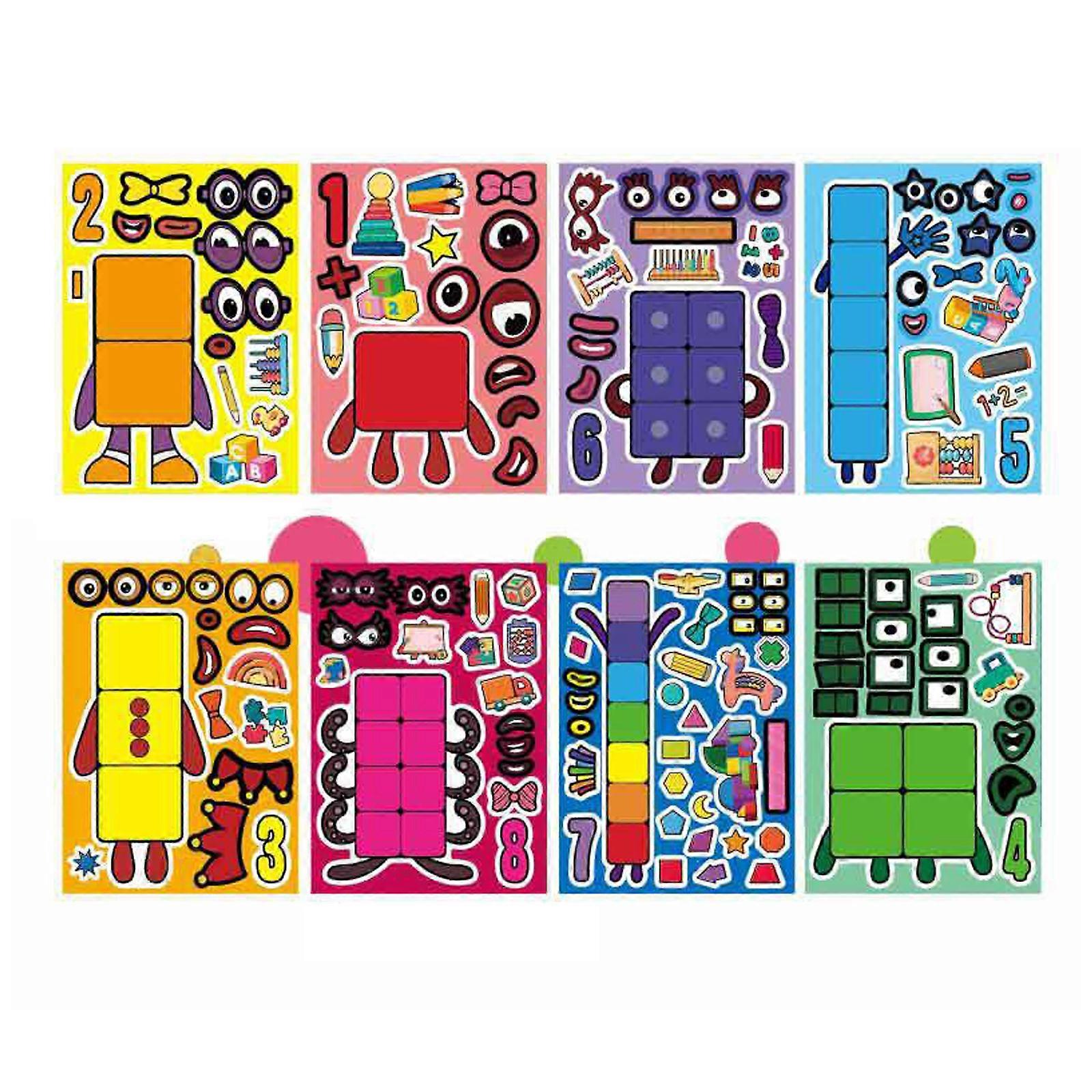 Early Learning Sticker Collection for Children Promoting Imagination and Skill Development Multicolor