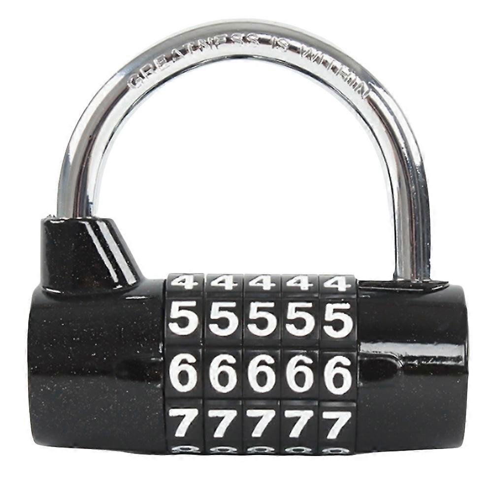 5 Digit Number Combination Travel Password Lock Combination Padlock Zinc Alloy Coded Lock Security Safely Code