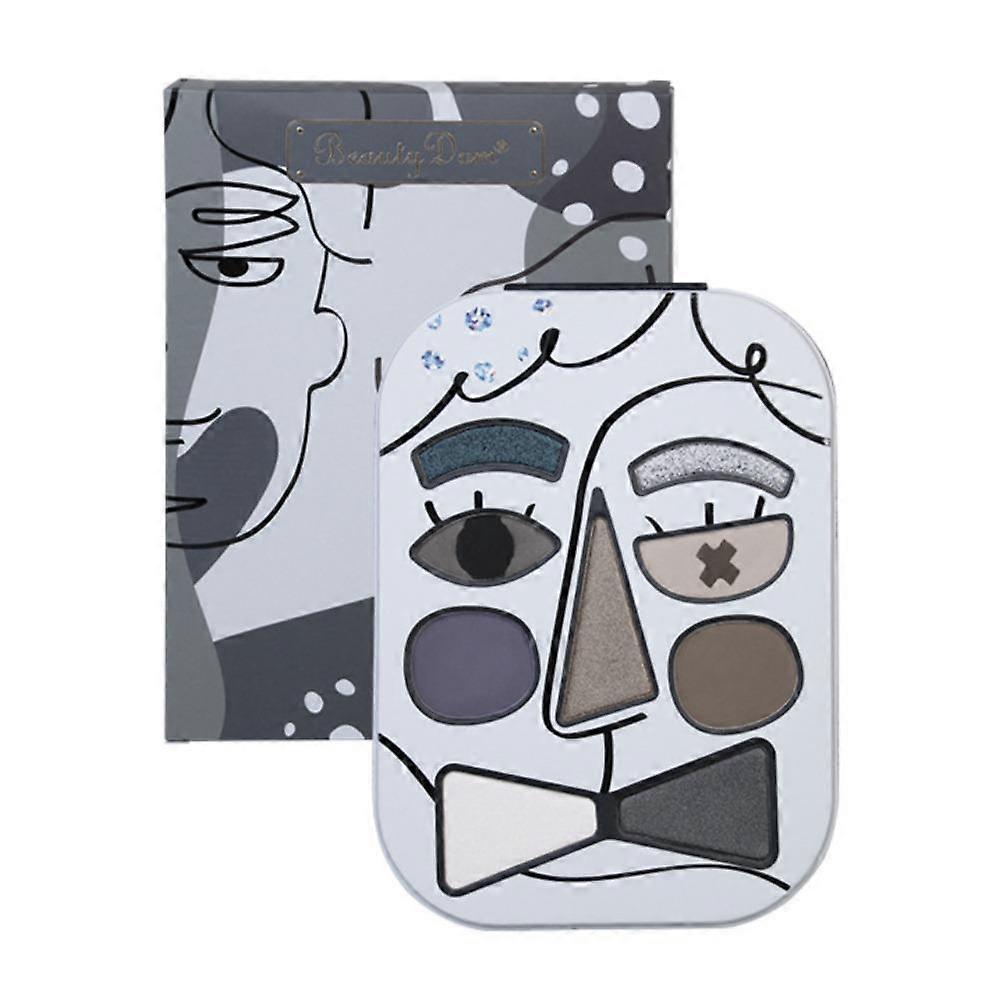 For [Brand] All-in-One Eyeshadow & Contour Palette Highly Pigmented Long Lasting Portable with Mirror for All Skin Types