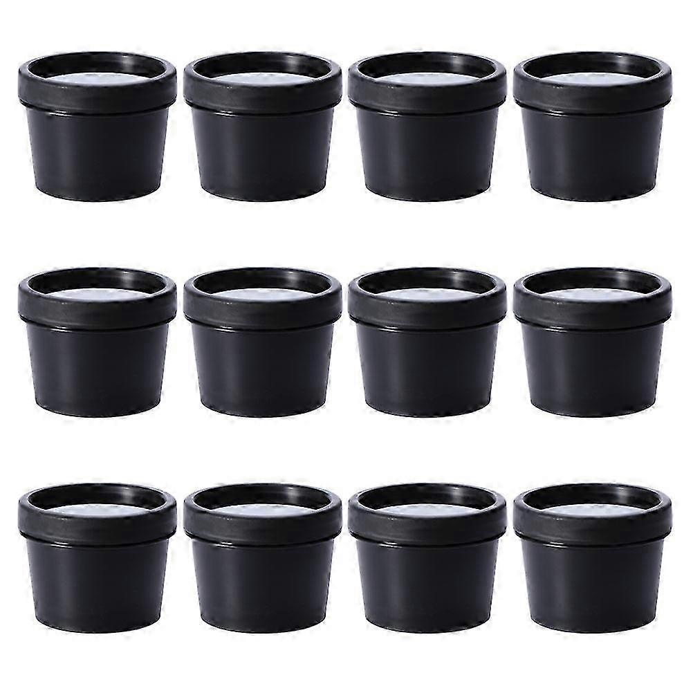 12Pcs Empty Ice Cream Jars Facial Mask Containers Refillable Cream Jars with Lids