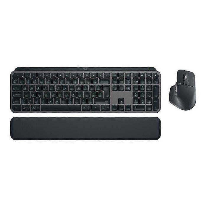 Logitech MX Keys S Wireless Keyboard Mouse Set - AZERTY - Backlit - Graphite