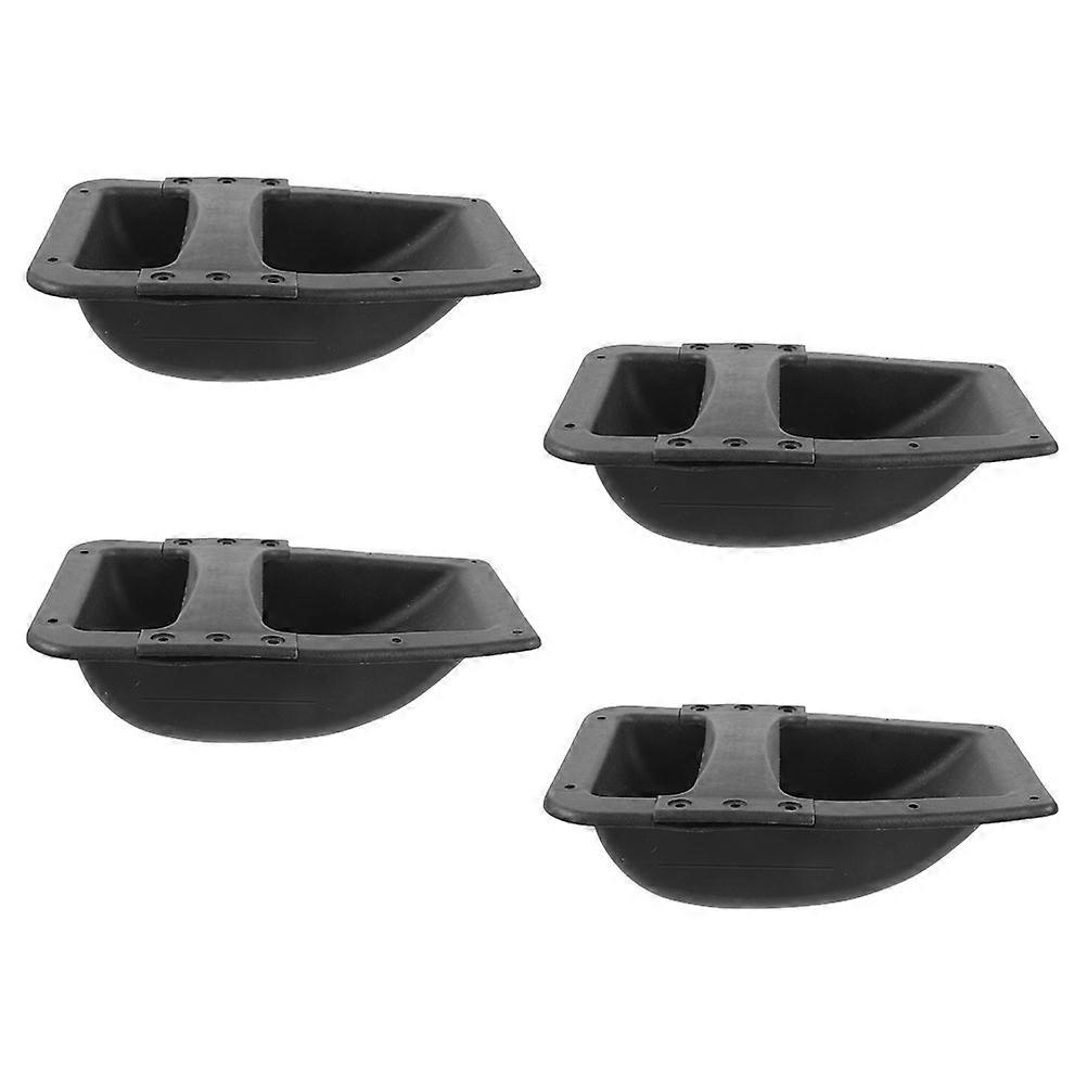 Plastic Speaker Handle Replacement for Speaker Carry 4Pcs Black