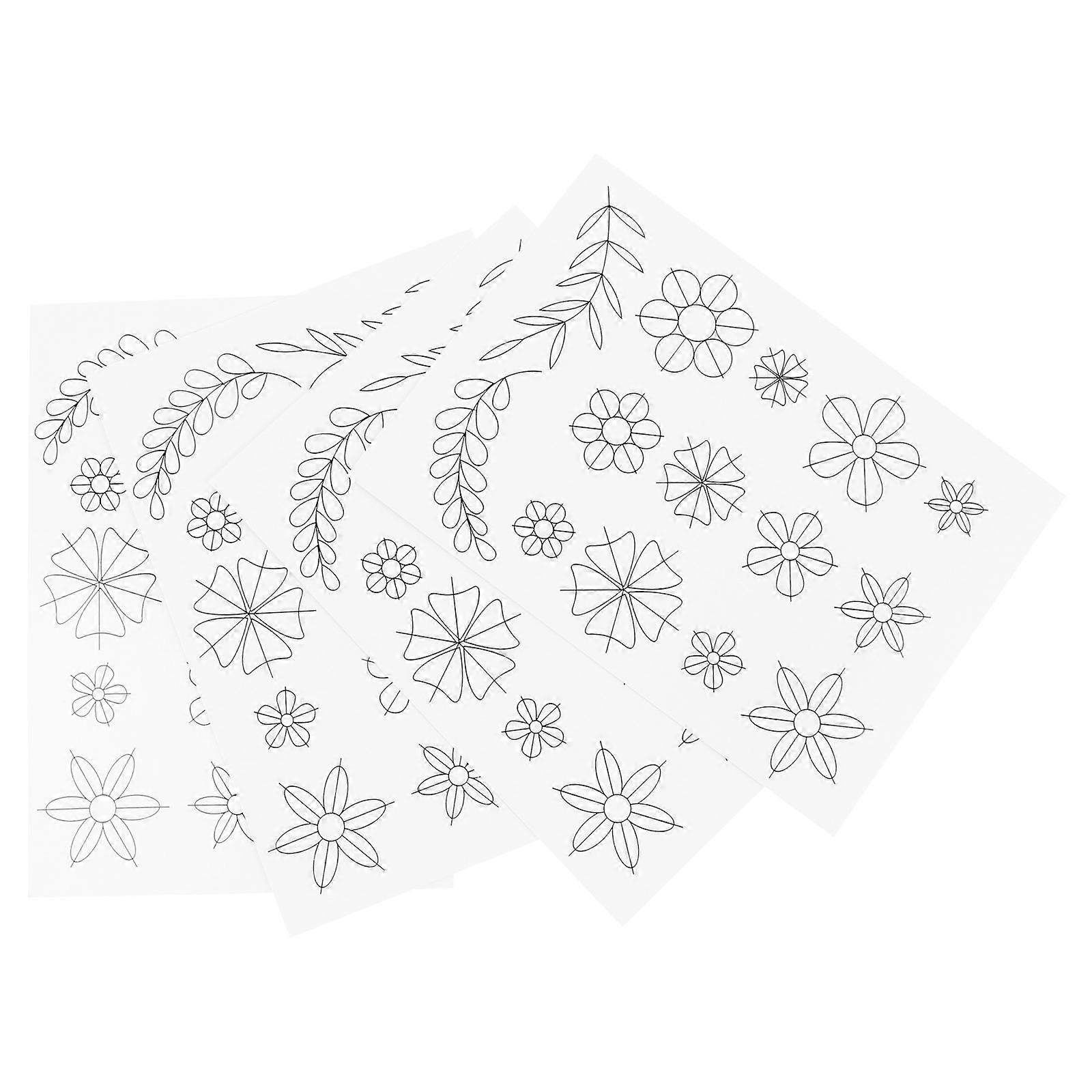 Beige Wood Quilling Sheet Positioning Tool for Crafting 4Pcs