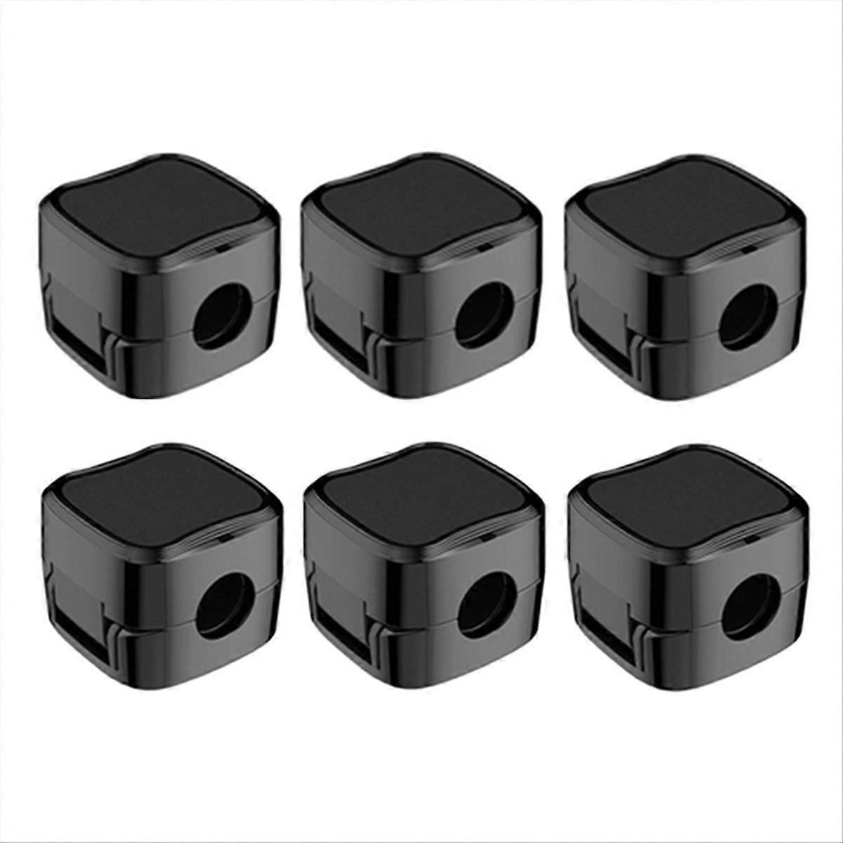 Magnetic Cable Clips Non-marking Cable Organiser Clip Plug Hook Black