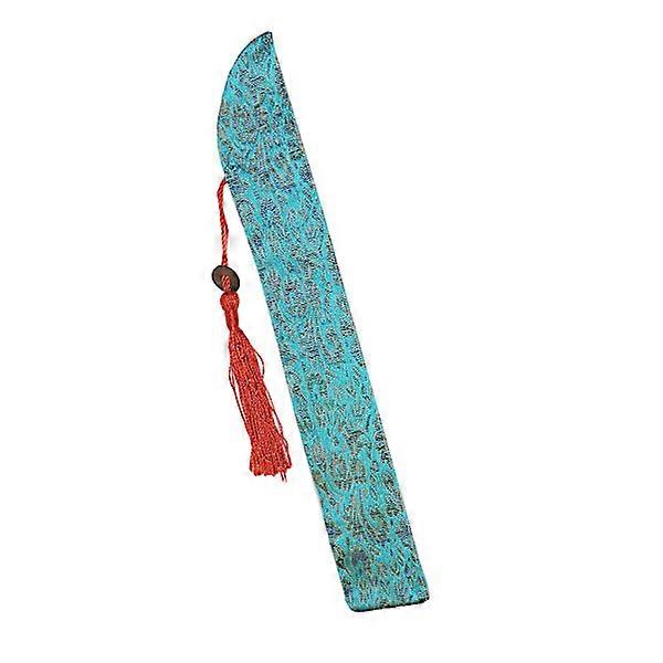 Fan case with embroidered pattern - Turquoise Turquoise