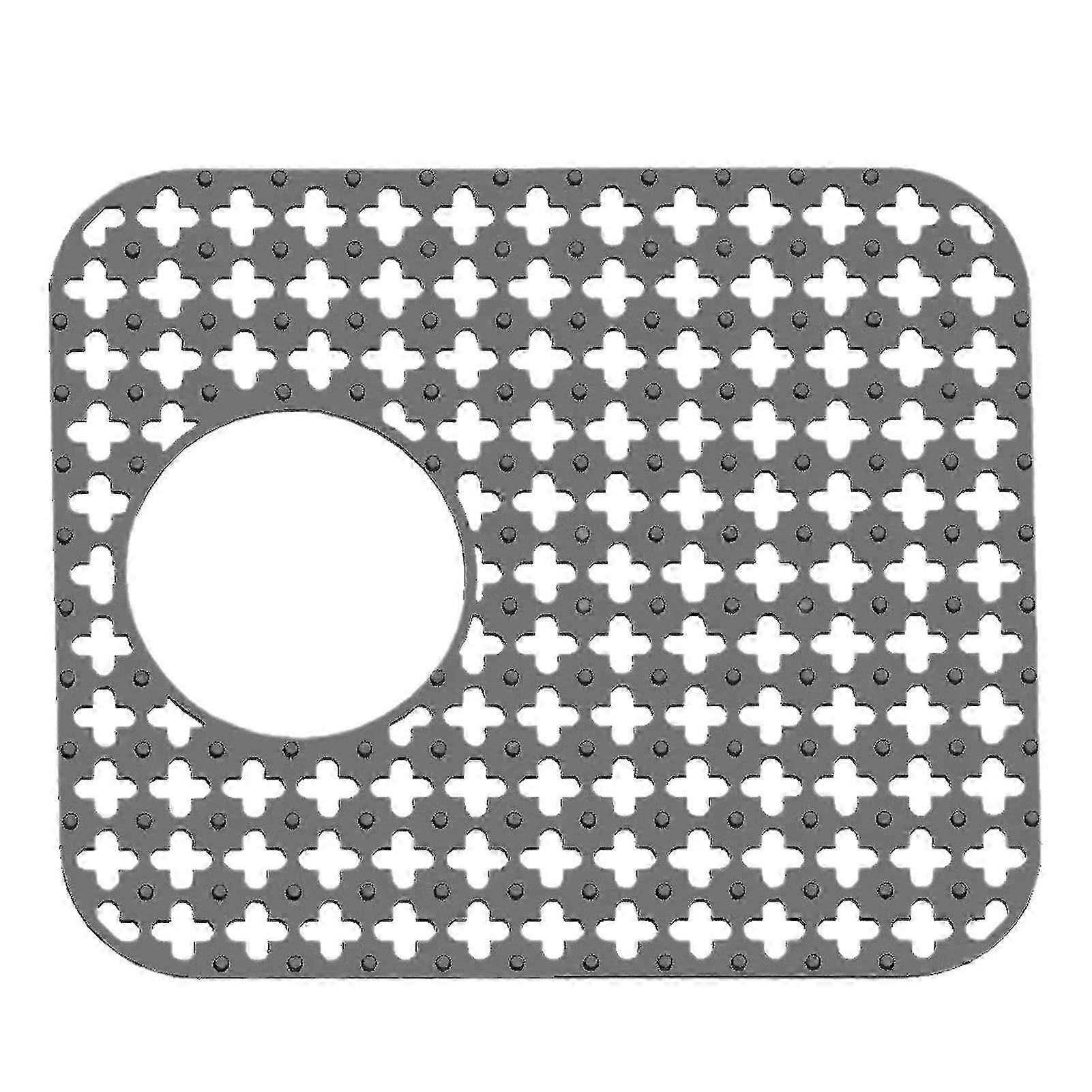 Silicone Sink Protector Foldable Non-Slip Sink Mat Grid Accessory for Kitchen 25-26