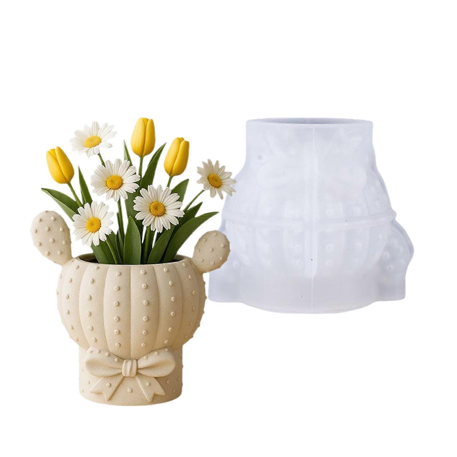 Reusable Euphorbia Vessel Silicone Mold for Crafting Resin Jewelry and Tiny Containers Even Texture for Easy Demolding Multicolor