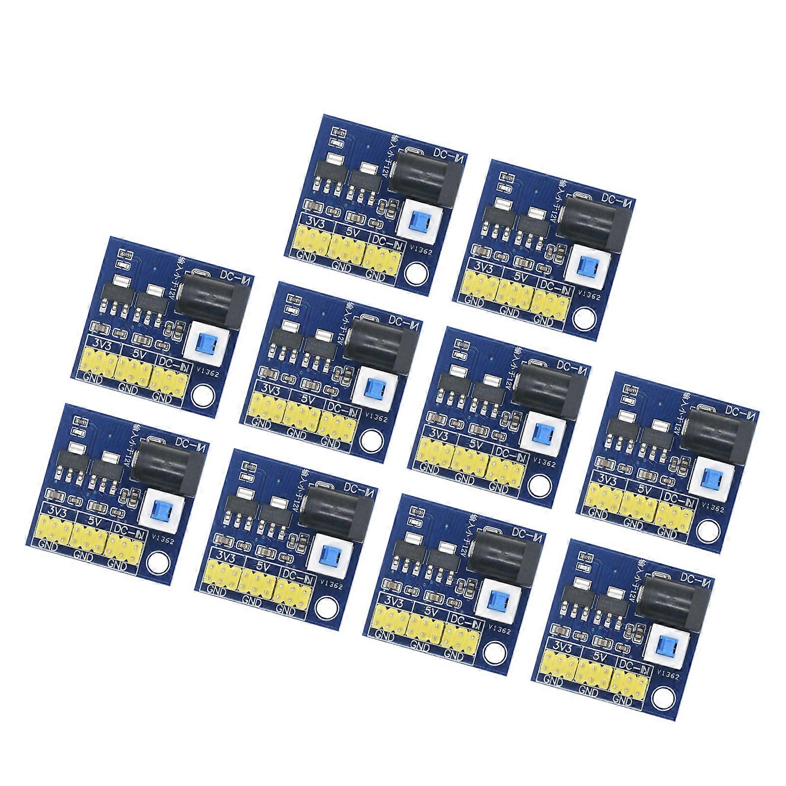 Stepping Down Module 12V to 3.3V 5V 12V Electricity Conversion Multiple Output Adapter Power Supply Module Multicolor