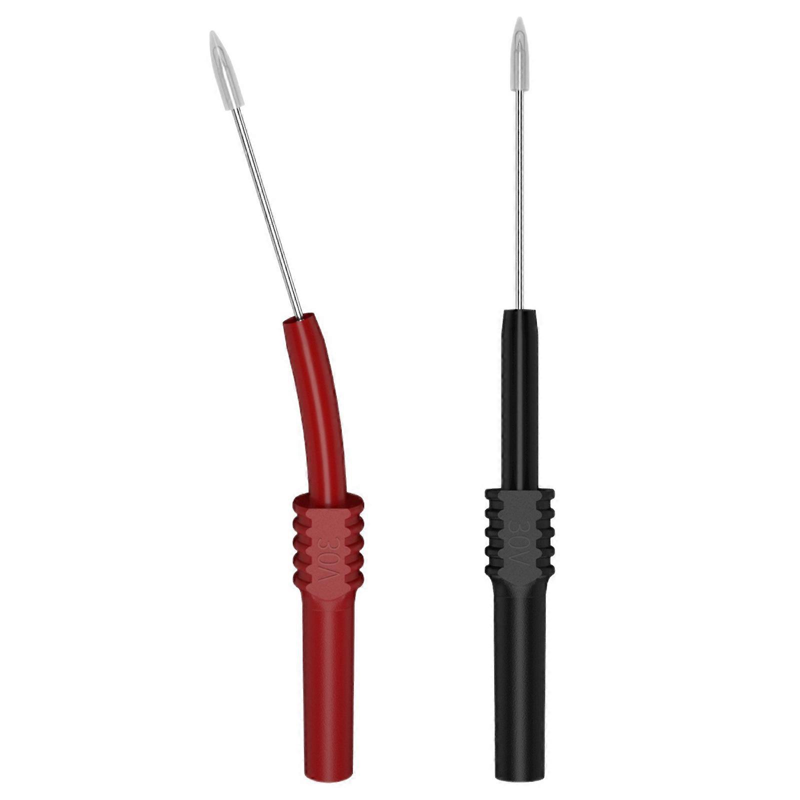 Precisions Flexible Probes for 4mm Banana Plugs Instrument Ensuring Accuracy and Safety in Electronics Work Multicolor