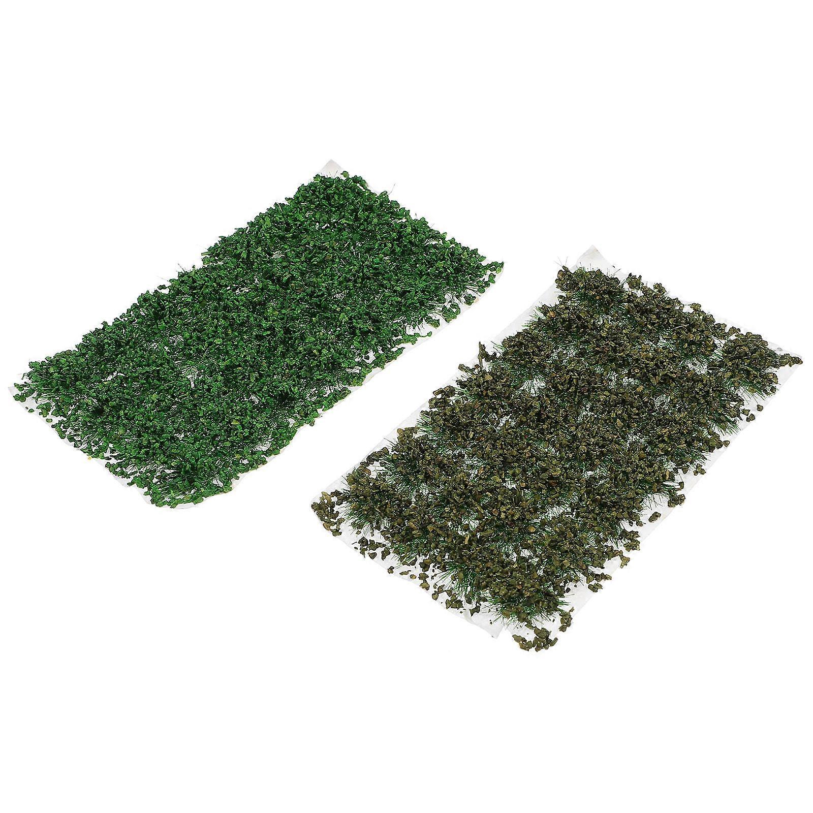 Grass Cluster Decor Plastic for Micro Landscape 3Pcs 56 Clusters Set