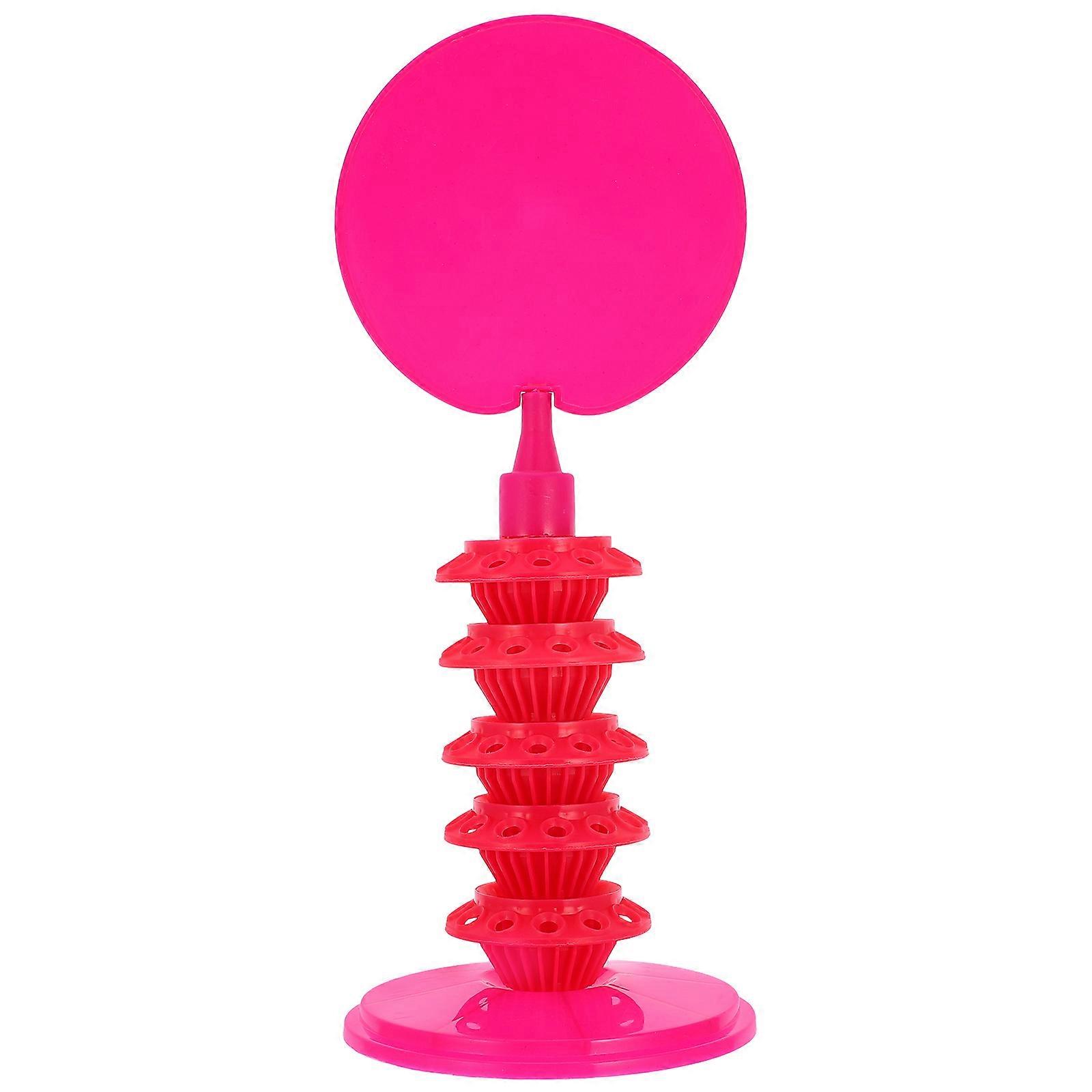 Delicate Lollipop Rack Display Stand for Displaying Use Rosy Plastic