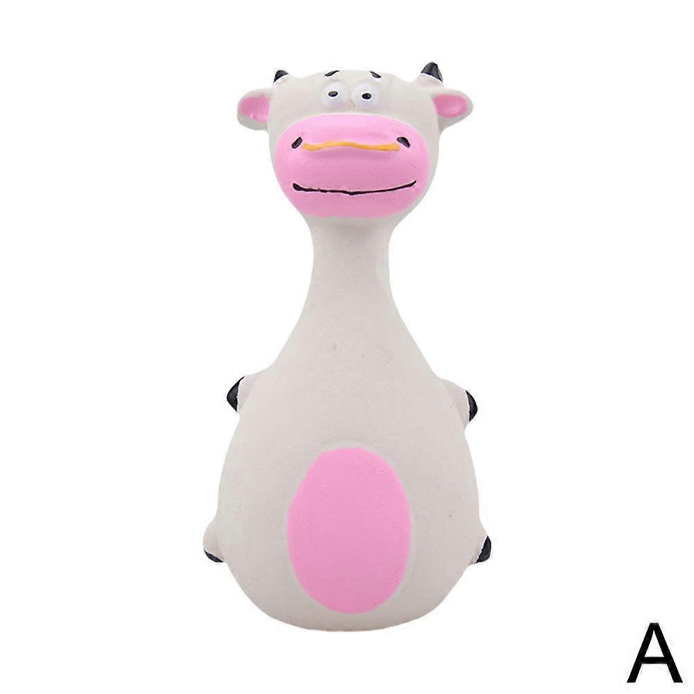 1pc Soft Rubber Chewy Toys Four Styles Squeaky Interactive Throwing Games Cute And Fun Suitable For Small And Medium Sized Dogs