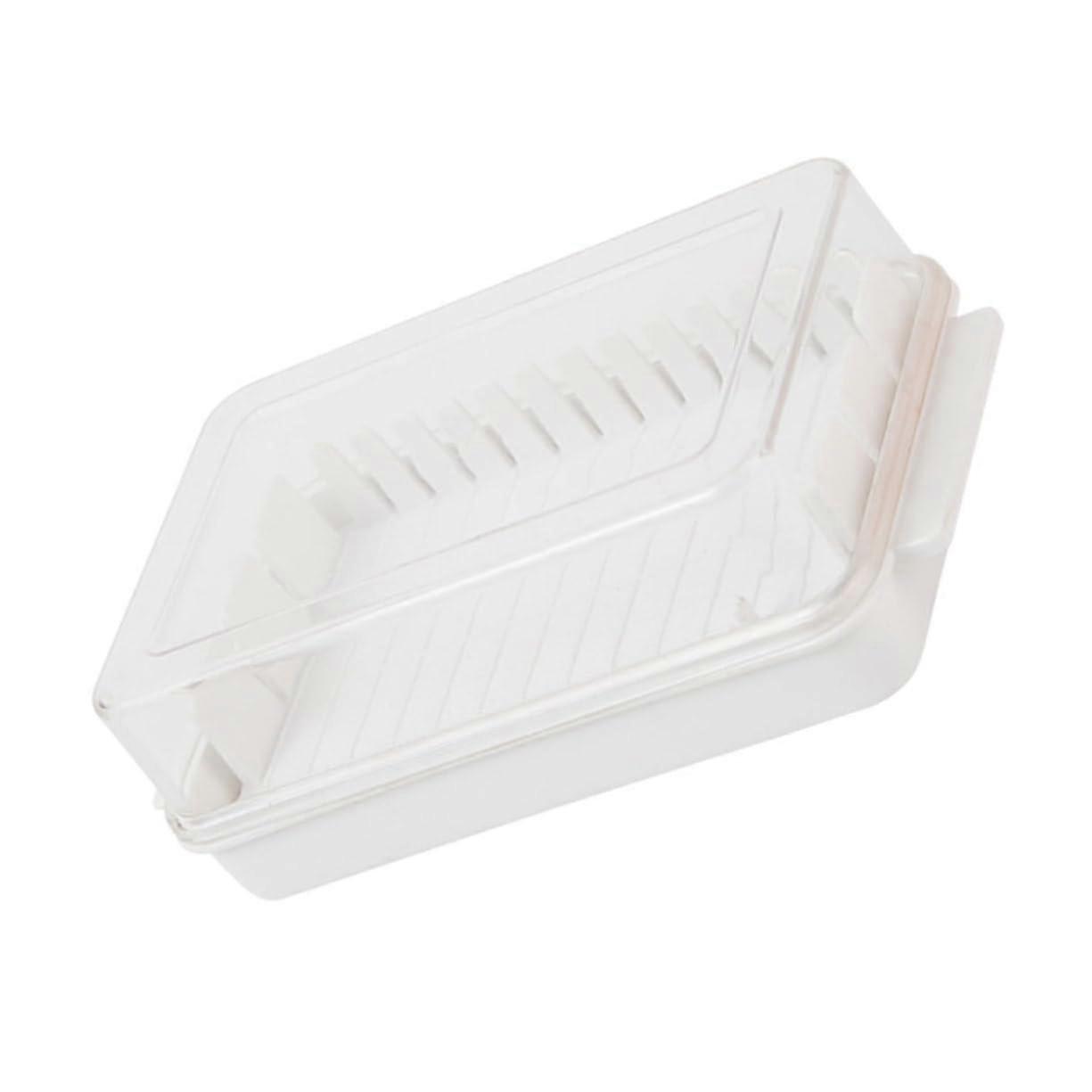 Butter Dish with Lid and Detachable Slicer, Clear Refrigerator Butter Container for Kitchen Use