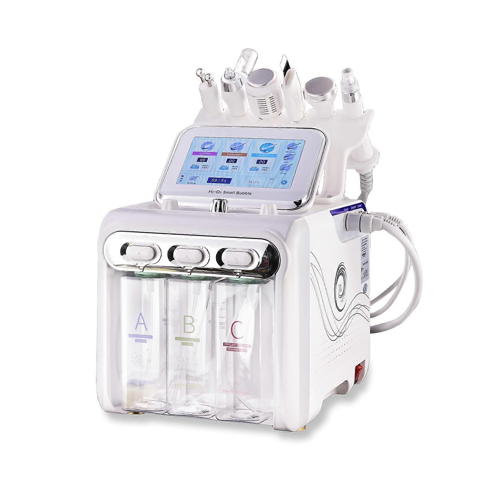 Professional Hydrogen Oxygen Facial Machine with Touch Screen, Deep Hydration, MultiFunction Handles