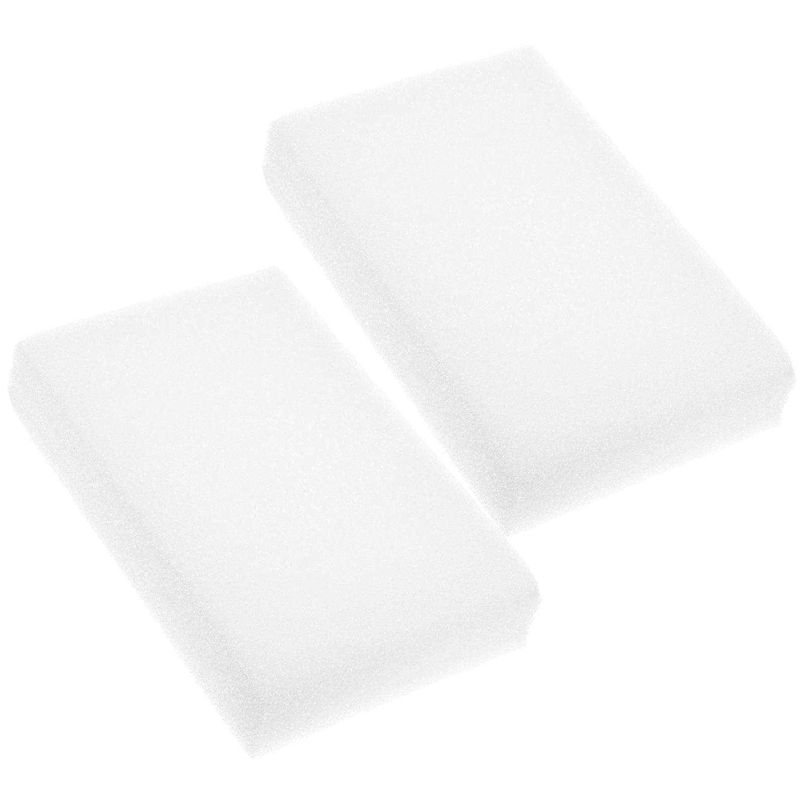2Pcs White Foam Pad Needle Felting Block for Office Factory Use