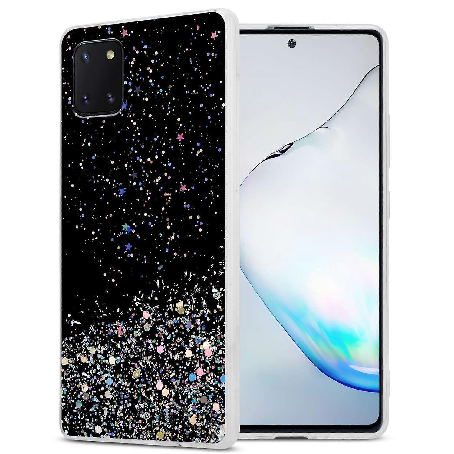 Case Samsung Galaxy A81 / NOTE 10 LITE / M60s Protective Case TPU - Transparent with Glitter