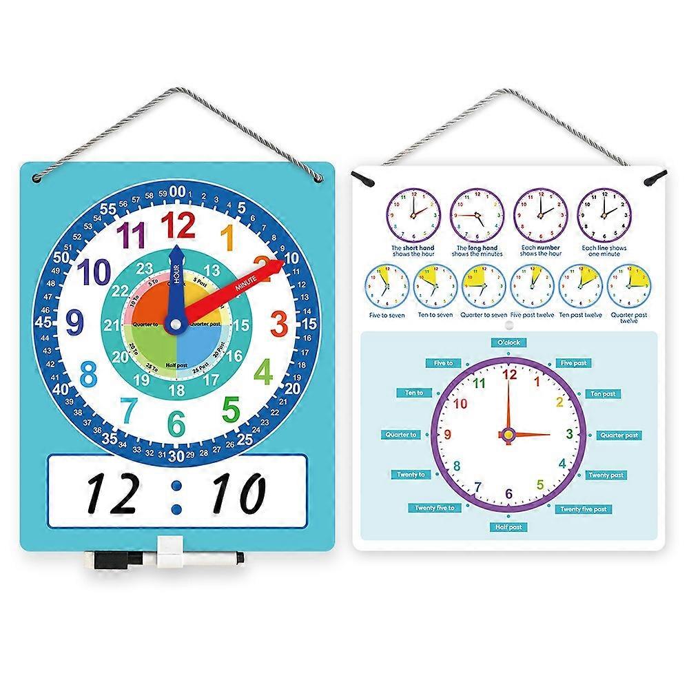 Children's Clock Model Primary School Kids Clock Teaching Time Cognition Learning Tools