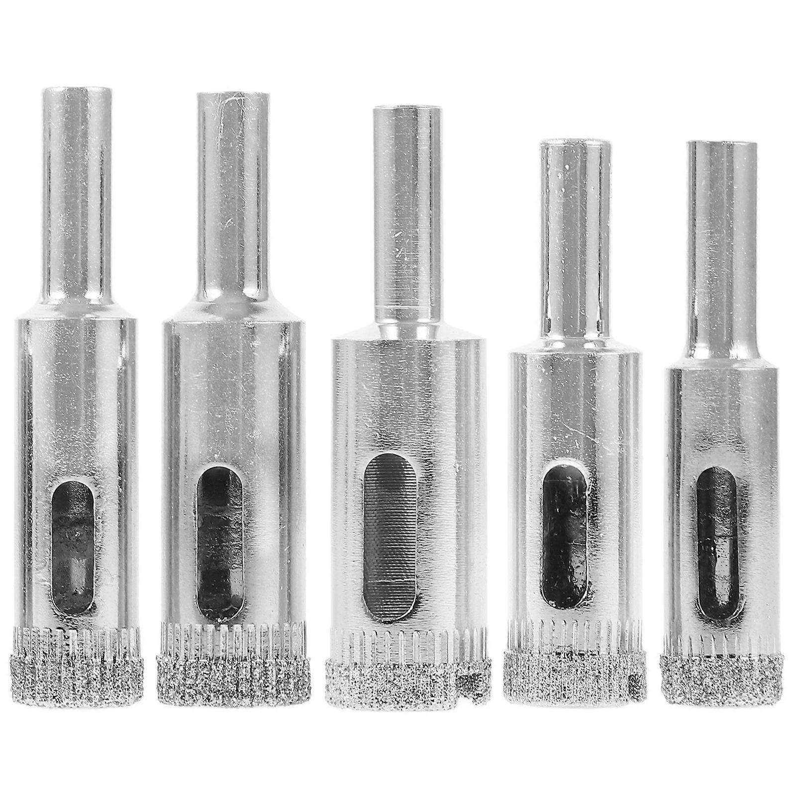 WORGEOUS 5Pcs Drill Bit Set for Concrete Metal Ceramic Tile Eccentric Drilling