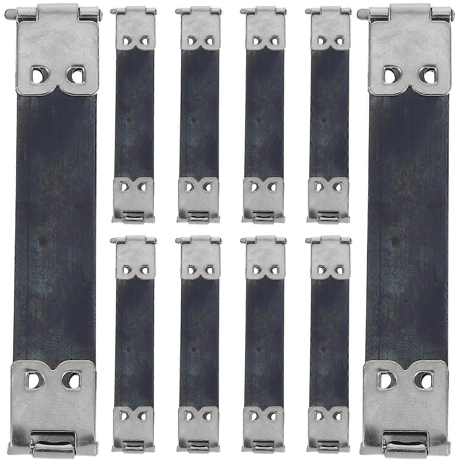 Metal Internal Flex Frames Spring Clip Handbag Hinges 20Pcs