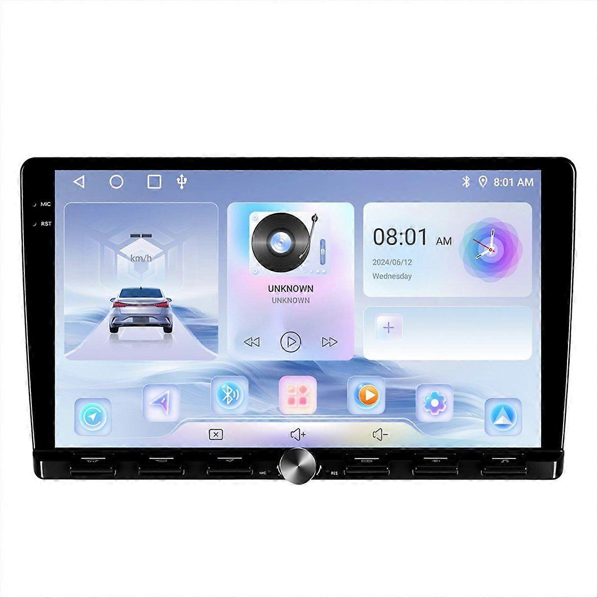 For Android 15 Car Radio 9 Inch 2DIN Multimedia Player 2G+64G Wireless Carplay Android Auto Stereo Bluetooth FM GPS WiFi