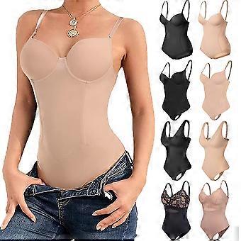 Figurformender Push-up-BH mit String-Tanga für Damen – Bauchkontrolle