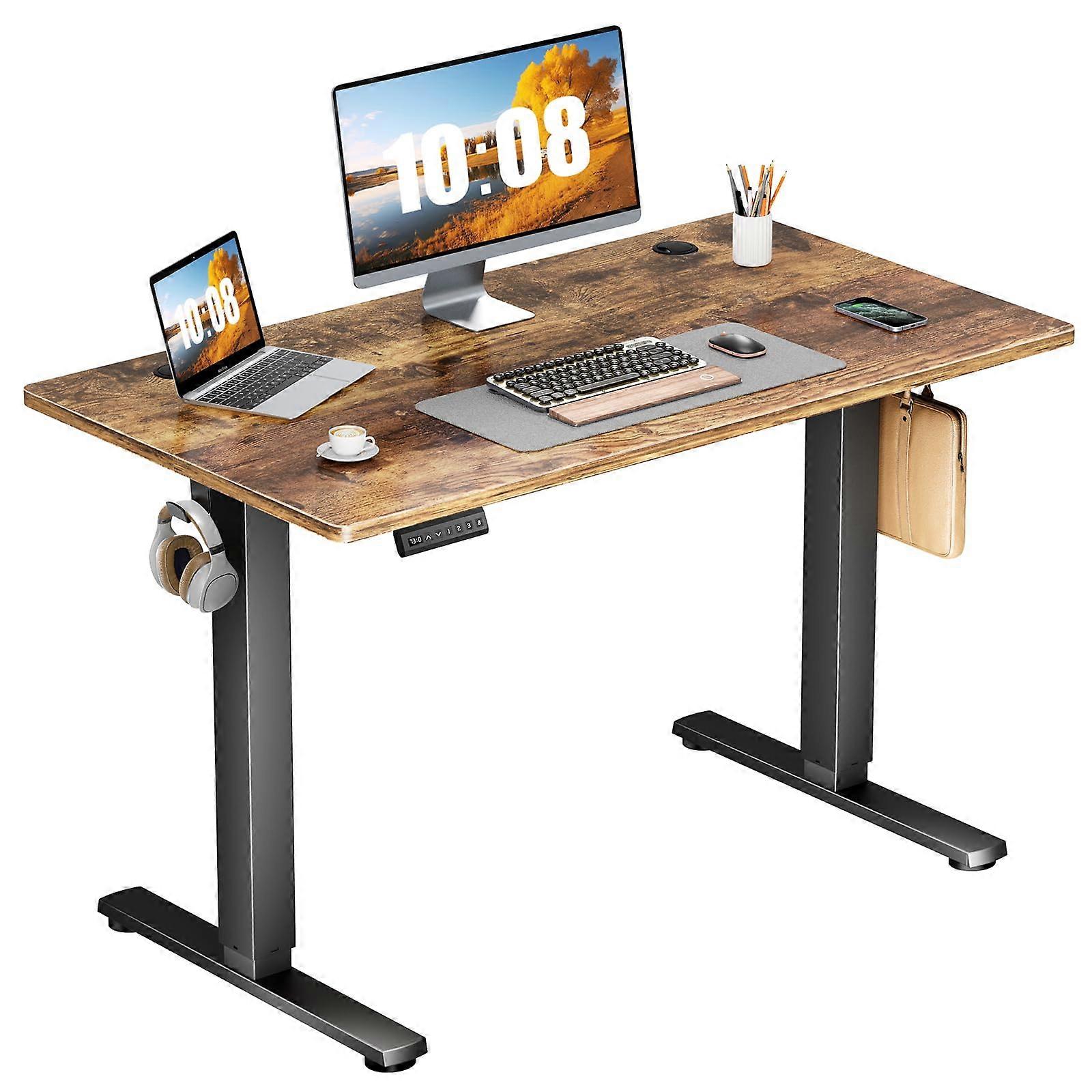 Electric Standing Desk with Memory Presets, 40x24 Adjustable Height Quiet Motor Home Office Workspace