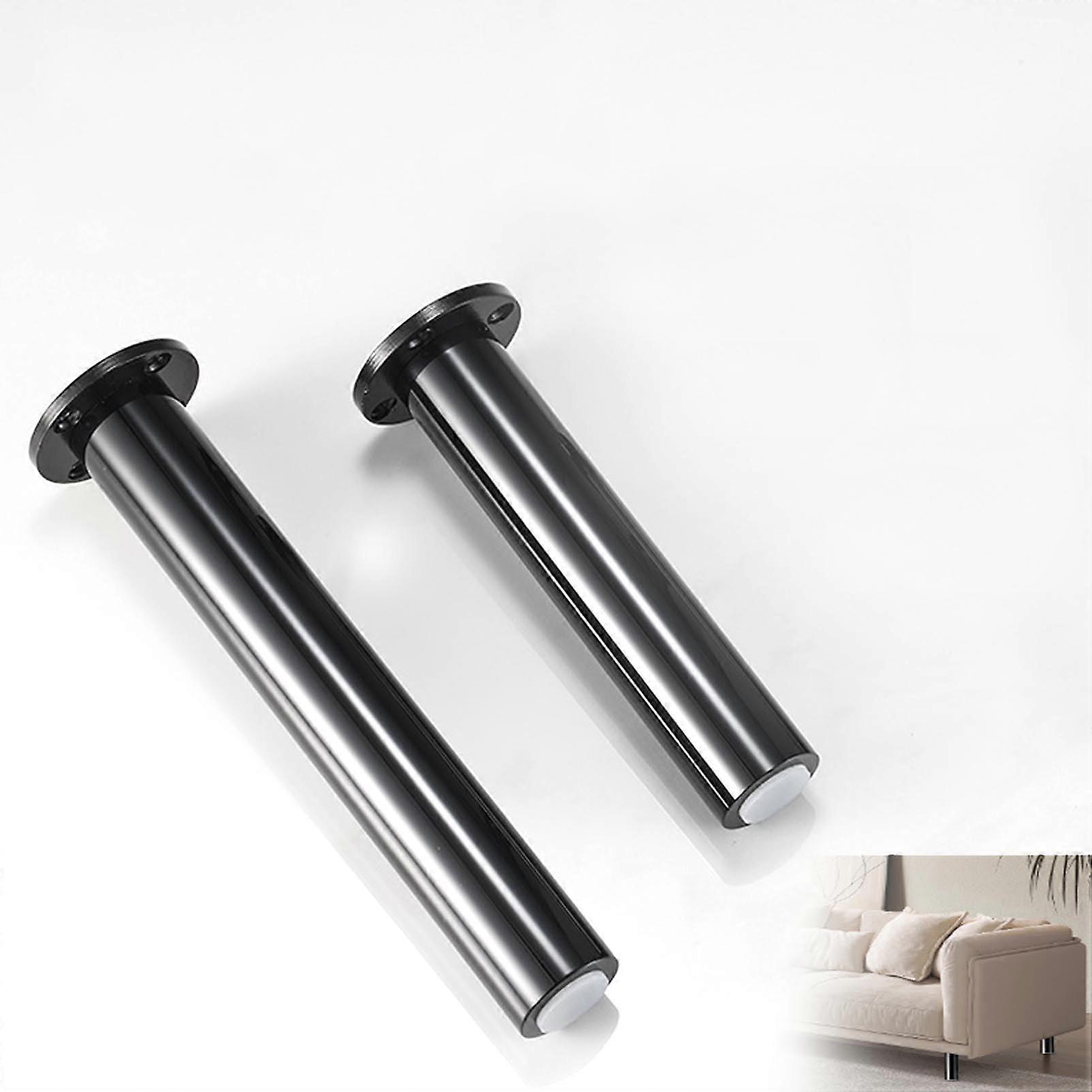 Acrylic Furniture Legs 2pcs 10cm Conical Clear Design for Cabinets Sofas Tables  Load Capacity