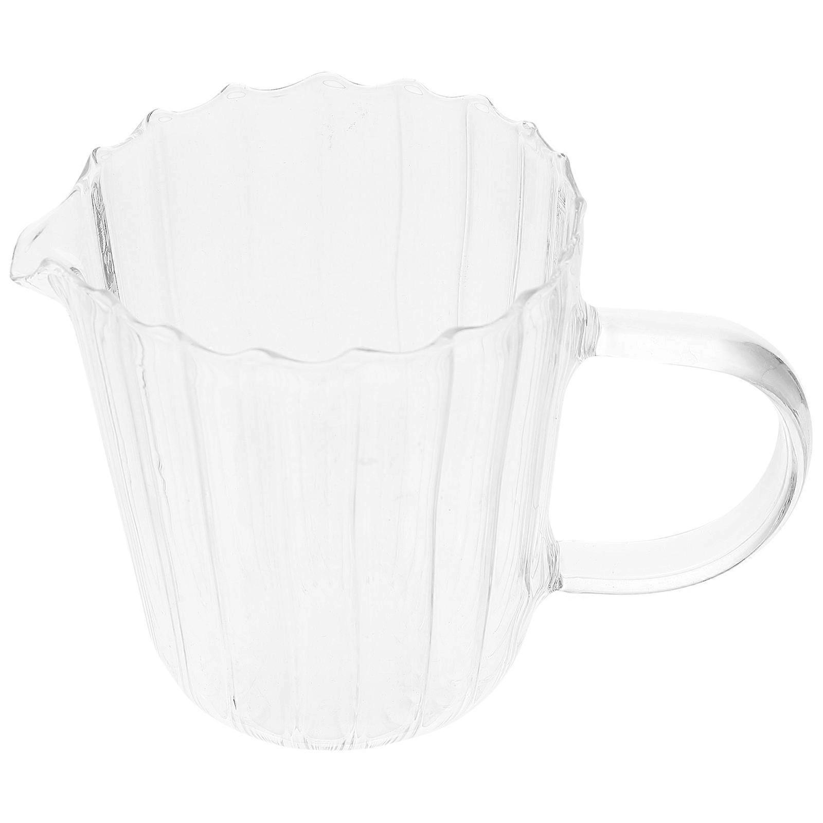 Glass Milk Storage Container With Convenient Pour Design Milk Cup For Sauces And More Material For Home Use