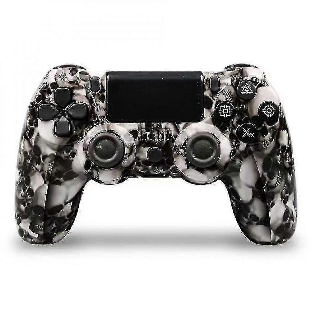 Dualshock Wireless Game Controller Compatible With Ps4 / Slim / Pro ConsoleWhiteskull