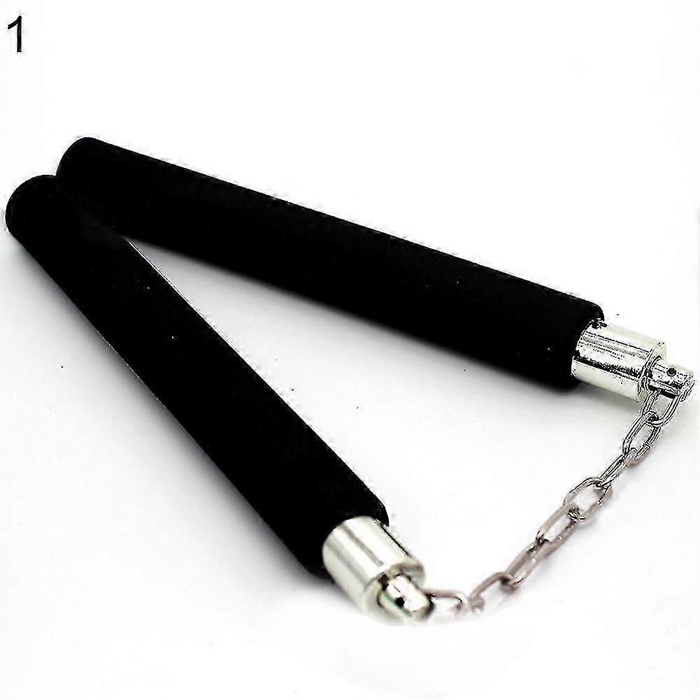 Durable Metal Chain Martial Sponge Nunchaku Show