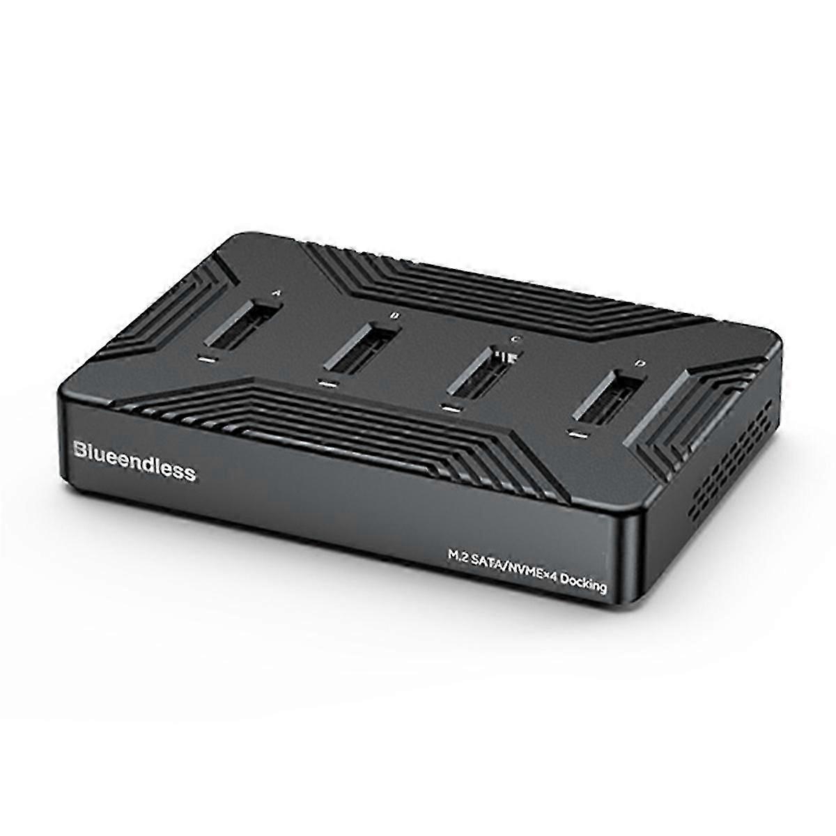 4 Bay M2 SSD Box Type C USB3.2 10Gbps EU Plug