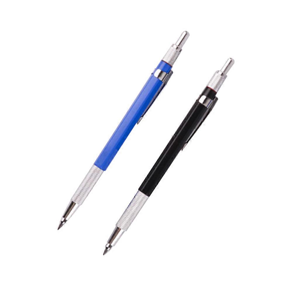 Automatic Pencil for Writing 2Pcs Metal Mechanical Pencils with Leads