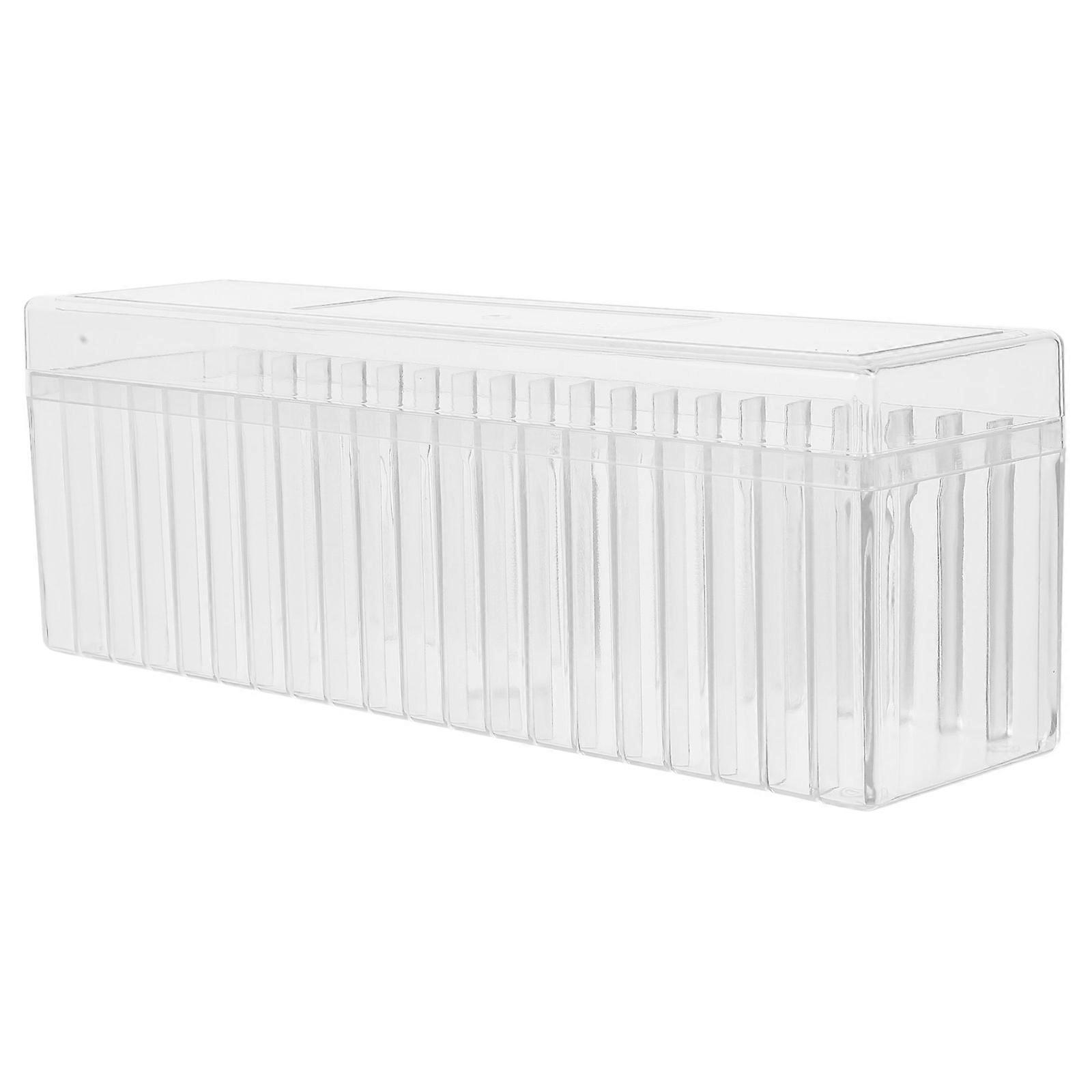 Coin Holder Display Plastic Box for Storage with 20 Slots 4Pcs Pack