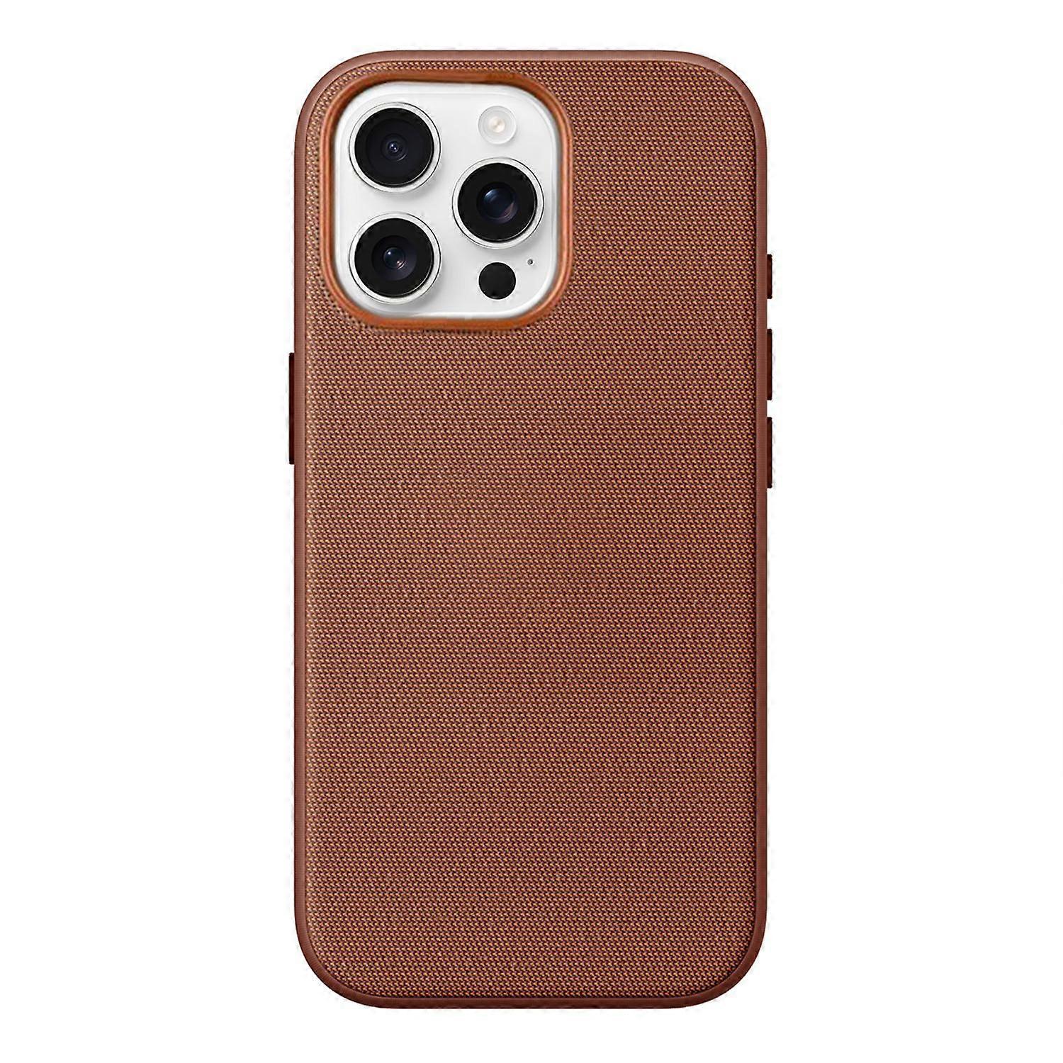 Official Tech Fabric Texture Side-Stick TPU Magnetic Phone Case, No AI Camera Button