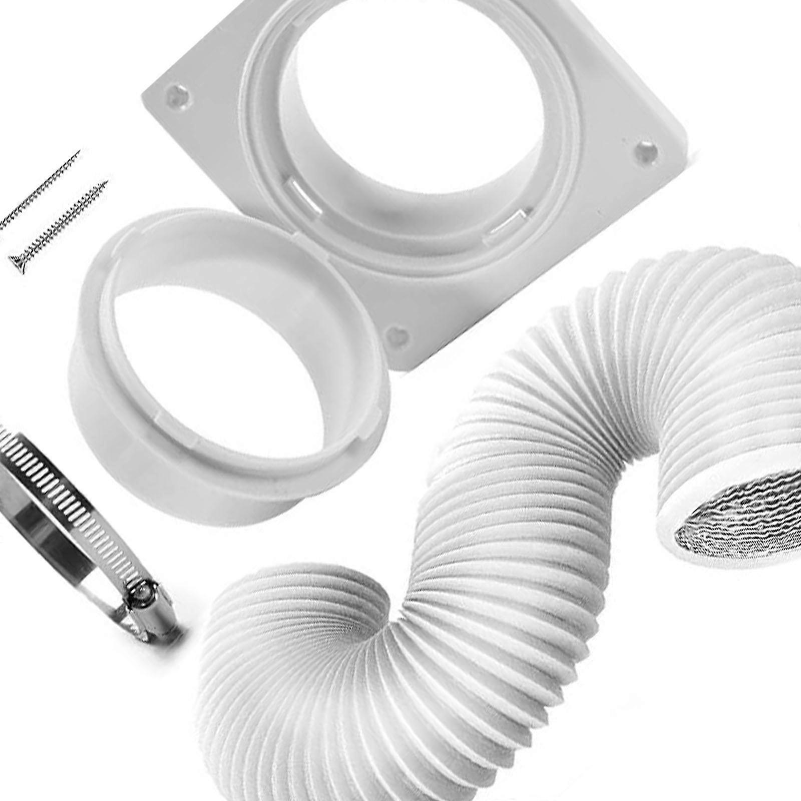 Metal and Plastic Dryer Hose Kit Engineered for Safe Long Term Venting Performances Multicolor