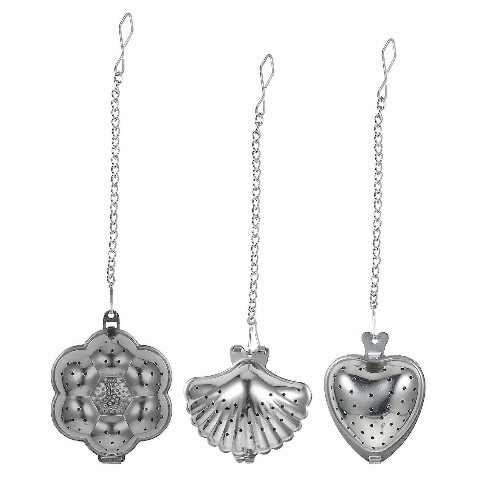 Tea Filter Strainer Stainless Steel for Brewing Tea 3Pcs Collection