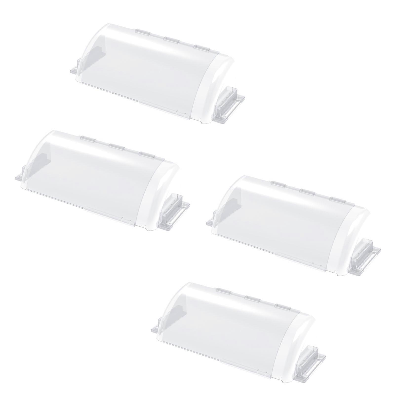 4Pcs Clear Adjustable Floor Vent Deflector Universal Adjustable Vent Deflectors for Air Circulation Accessories Multicolor