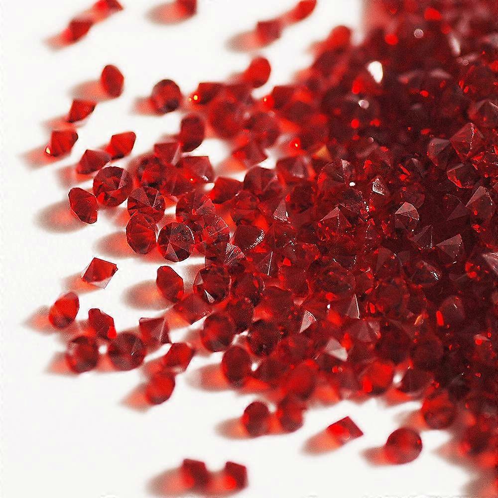 Deep Red Nail Art Crystals 1.1mm Micro Cut Pixie Glass Rhinestones Bulk 14400pcs