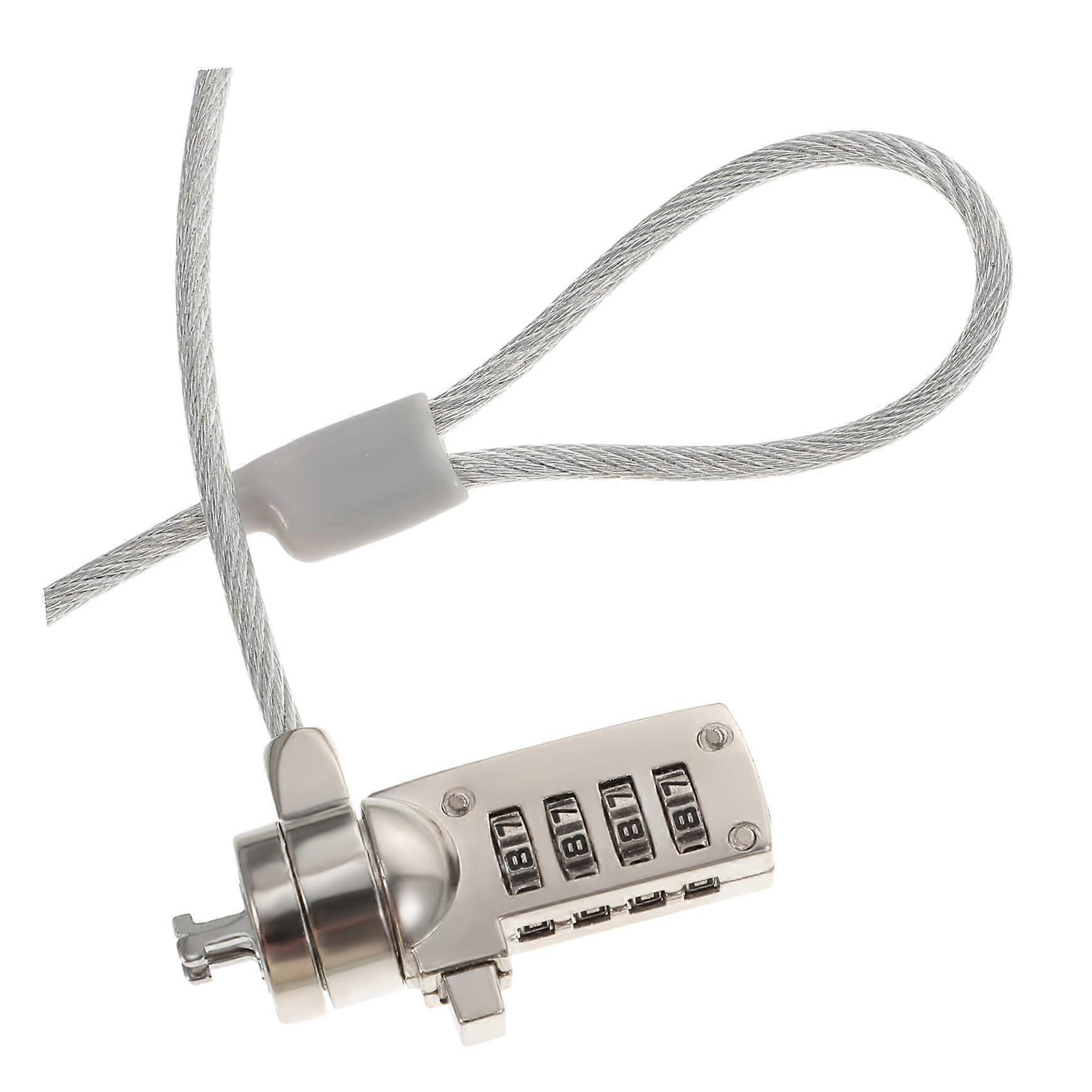 Laptop Security Lock Cable with Resettable 4Digit Combination for Notebook and Monitor AntiTheft