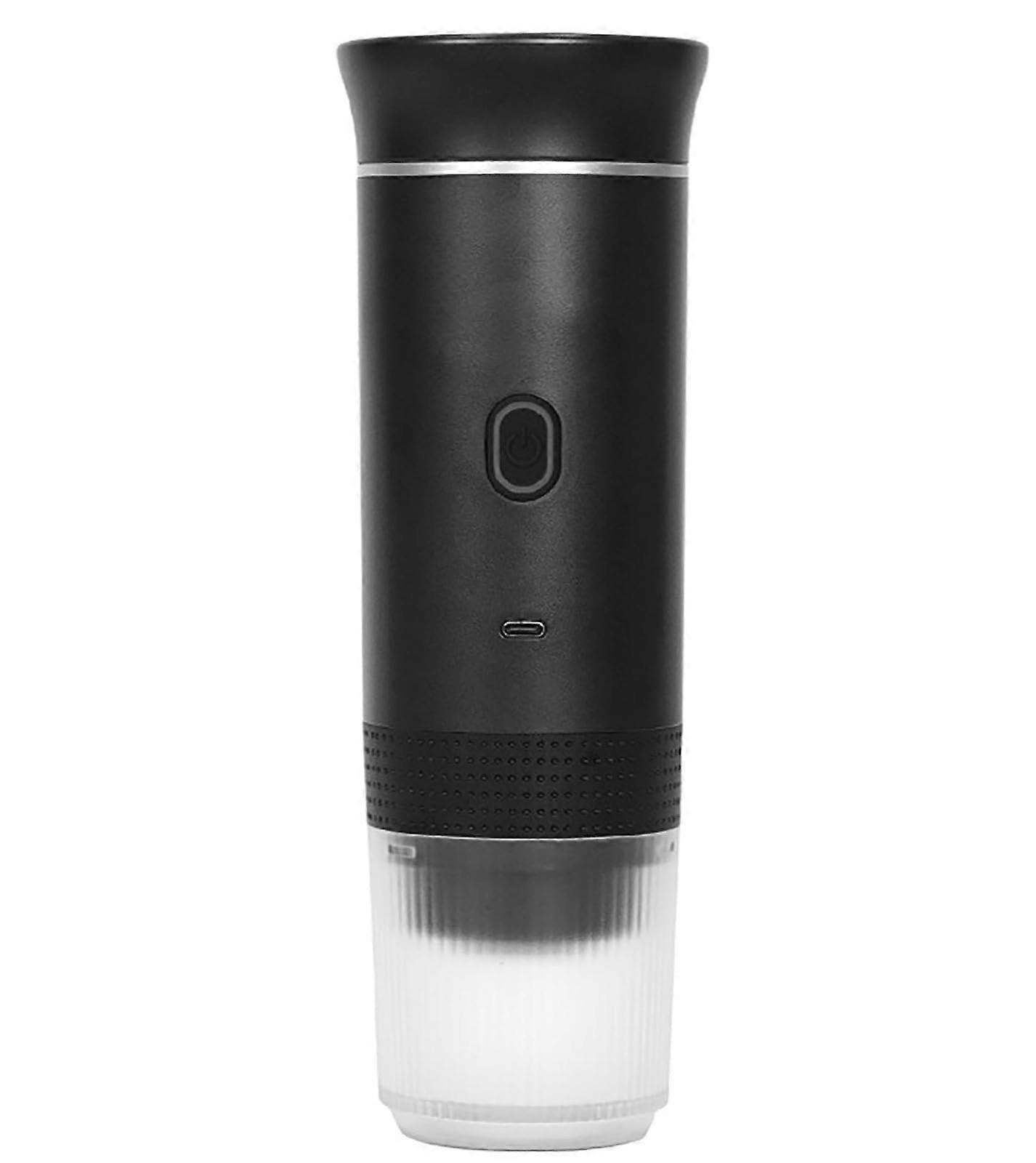 3 in 1 Portable Espresso Machine Compatible with Multiple Capsules and Ground Coffee, Black