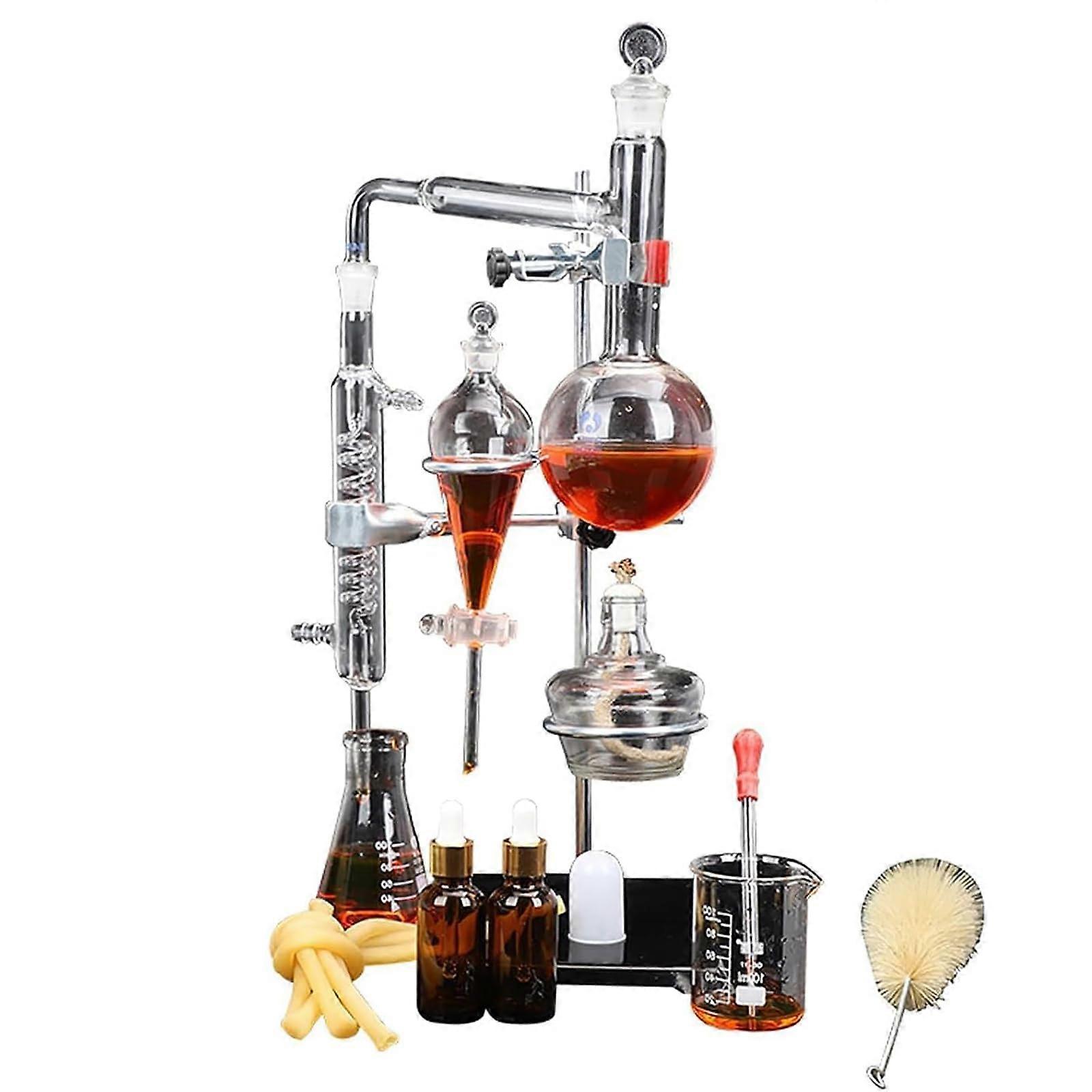Borosilicate Glass Distillation Kit for Essential Oil Extraction with Temperature Resistance