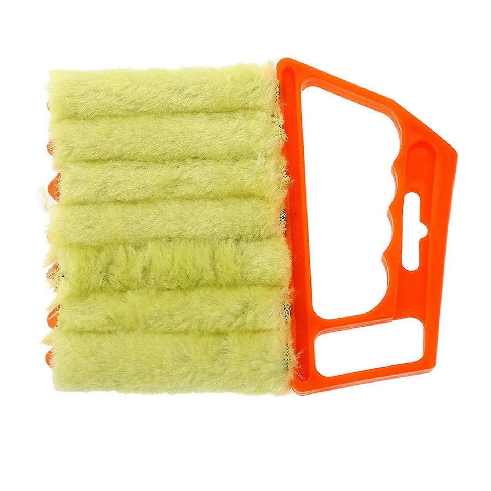 Blind Duster Window Blind Cleaner Brush with Plush Pads for Efficient Home and Office Use Orange