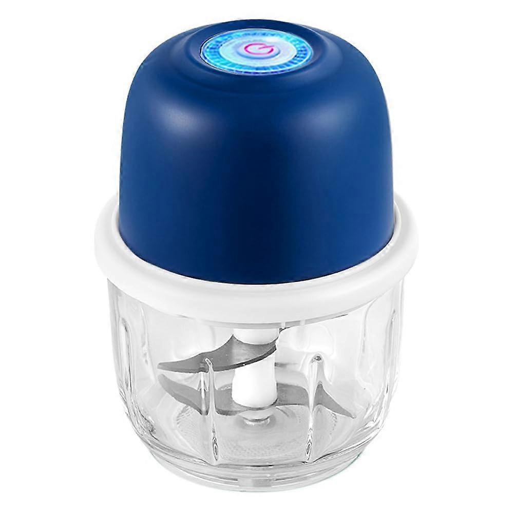 Electric Garlic Chopper with ChildProof Safety Lock, Cordless Mini Food Processor USB Charging