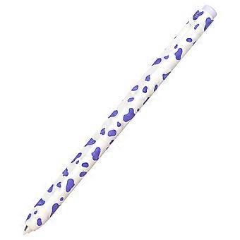 For Samsung Galaxy Tab S9/S8/S7 Stylus Case Cow Pattern Silicone Sleeve Pencil Protective Cover