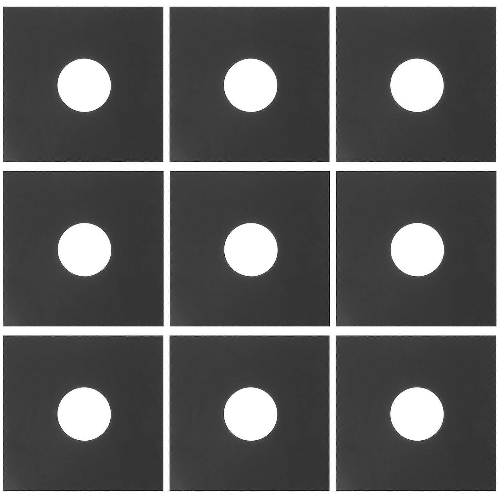 Vinyl Record Protective Sleeve Black for Anti-Static Storage 50Pcs Set